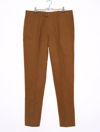 Sta Press Trousers | 60s Style Mod Classic Burnt Orange Men's Trouser - Modshopping Clothing