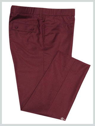 Suit Trouser | Burgundy Trouser For Man - Modshopping Clothing