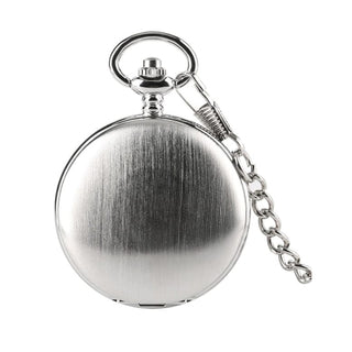 Pocket Watch Chain Silver Double Hunter - Modshopping Clothing