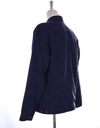 Vintage Navy Blue Corduroy Jacket - Modshopping Clothing