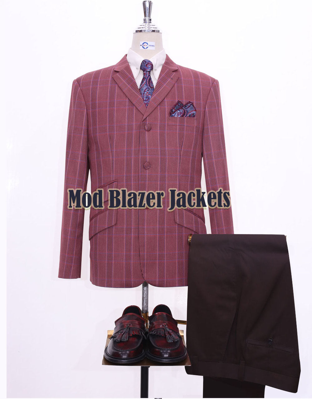 Mod Blazer for Men - 60s Style Tailored Fit Blazer Men's – Modshopping ...