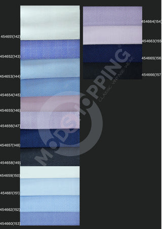 Custom Shirt - 60s Mod Fashion Herringbone Shirting Fabric