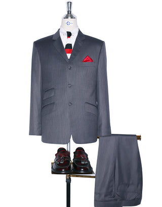 Essential Grey Herringbone Suit