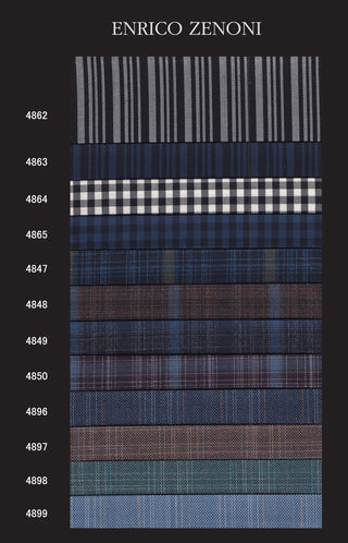 Custom 2 Piece Suit -  Enrico Zenoni Fabric Collection 2 Piece Suit