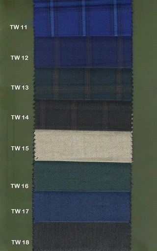 Bespoke 3 Piece Suit | Plain and Check Tweed Suit