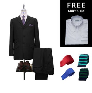 Black 2 Piece Suit Packet 