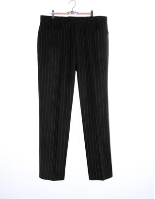 Black Striped Double Breasted Suit