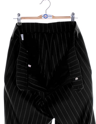 Black Striped Double Breasted Suit