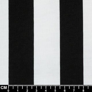 Black and White Striped Fabric