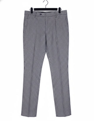 Black & White Houndstooth 3-Piece Suit