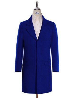Long Coat | 60s Vintage Style Blue Winter Long Coat