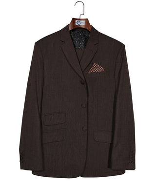 Brown Birdseye Suit All