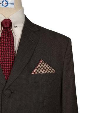 Brown Birdseye Suit Chest