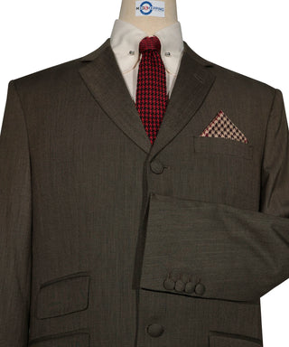 BrownBirdseyeSuitCuff