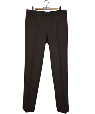 Brown Birdseye Suit Trouser2