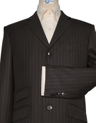 Tweed Blazer - Brown Stripe Tweed Blazer