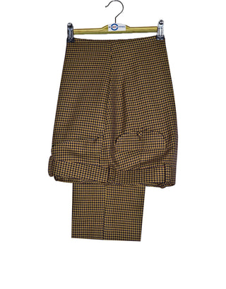  Brown And Black Houndstooth Trouser