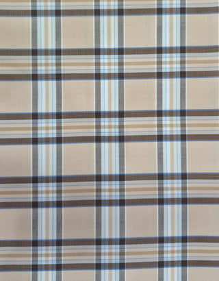 Brown Prince of Wales Check Short Sleeve Shirt