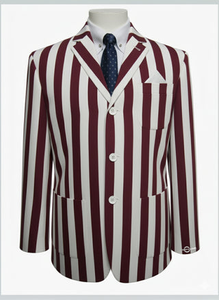 Brown and White Boating Blazer 