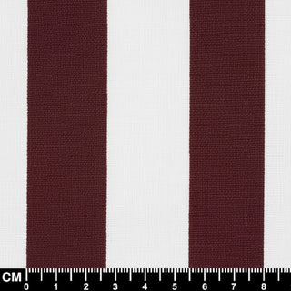 Brown and White Striped Fabric