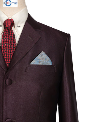 Burgundy Tonic 3 Piece Suit