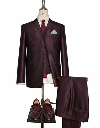Burgundy Tonic 3 Piece Suit