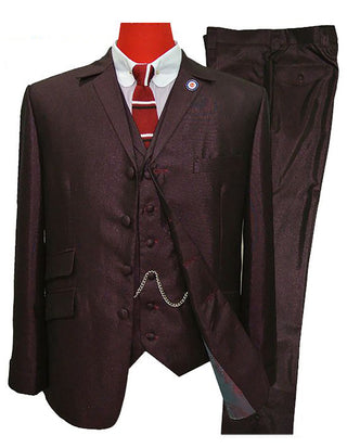 Men's Tonic 3 Piece Suit – Classic Notch Lapel