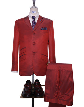  Burnt Orange & Pine Two-Tone Suit