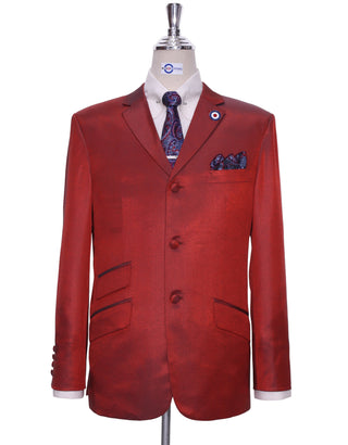  Burnt Orange & Pine Two-Tone Suit