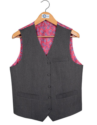 Mod & Vintage-Style Herringbone 3-Piece Suits