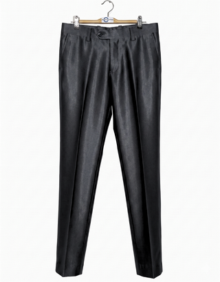 Deep Charcoal Tonic 3-Piece Mod Suit - Men's Retro 1960s Style Tailored Suit