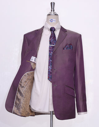 Grape And Yellow Two Tone Suit