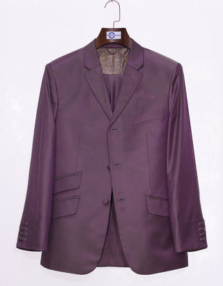 Grape And Yellow Two Tone Suit