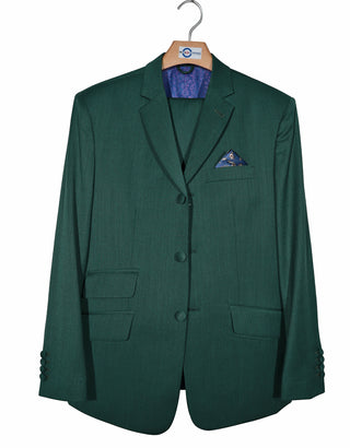 1960s Mod Suit in Green Birdseye – Retro Men’s Suit