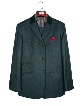 Green Glen Plaid Check Suit All