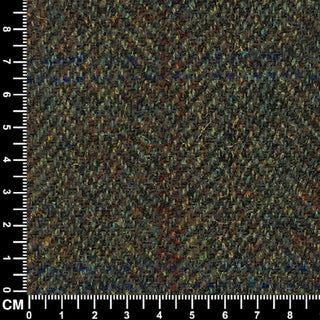 Olive Green Herringbone Fabric Size
