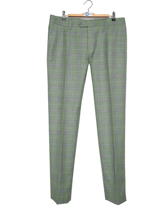 Green Plaid Check Suit Trouser1

