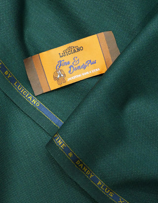 Green Birdseye Fabric