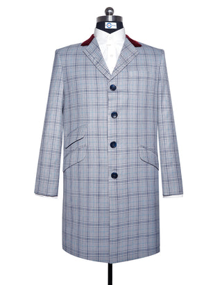 Light Grey Prince of Wales Check