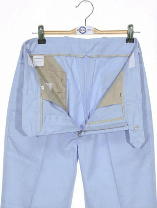 60s Mod Style Light Sky Blue Sta-Press Trouser