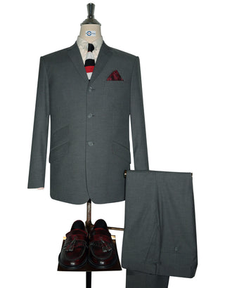 Mod Suit - 60s Style Meduim Grey Suit