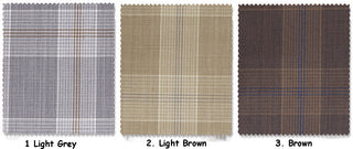 Men's Plaid Check 3 Piece Suit