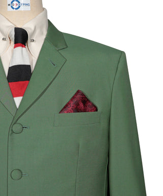Mint Green 4 Button Suit