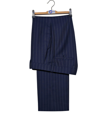 Navy Blue Stripe Suit