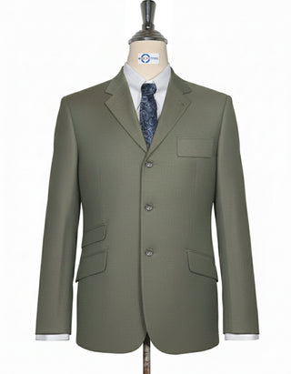 Olive Green Tweed Jacket 