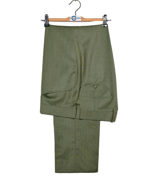 Olive Green and Khaki Two Tone Suit 