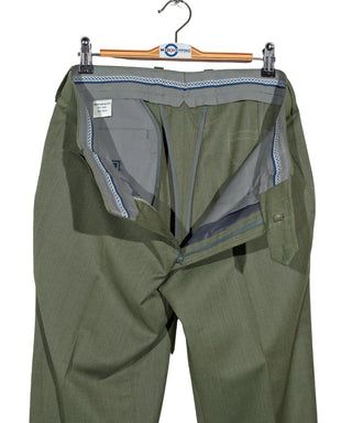Olive Green and Khaki Two Tone Suit 
