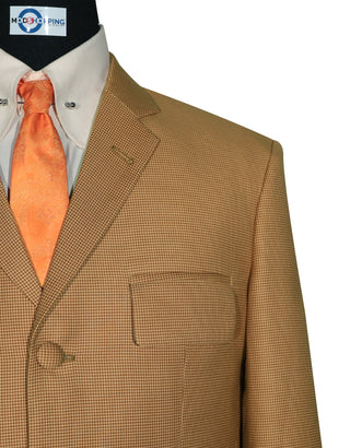Orange Small Houndstooth Jacket