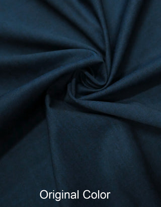 Men’s Two Tone Suit – Peacock Blue and Black Tailored Suit