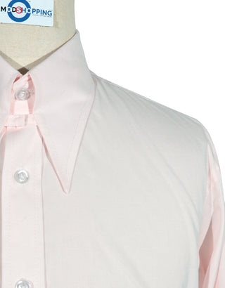 Pink Tab Collar Shirt